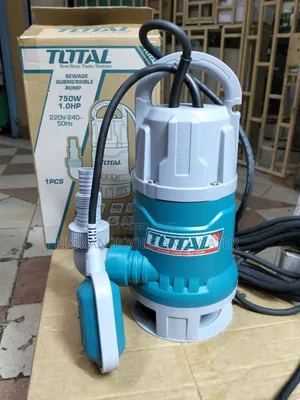 Total Sewage Pump 1 Hp 750 Watts 8m Head Best For Drainage Use