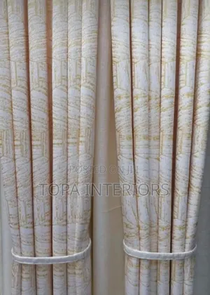 Elegant Gold Curtains for Window Treatment