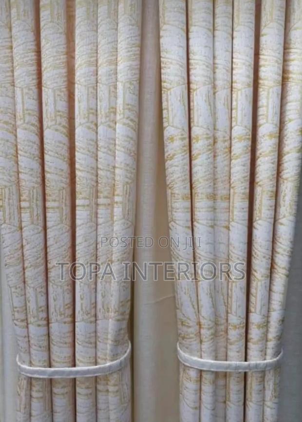 Elegant Gold Curtains for Window Treatment