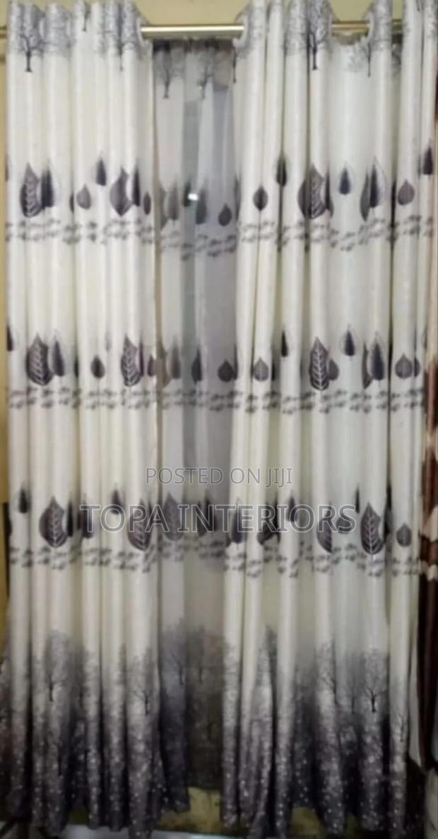 Floral Window Curtains for House Decoration