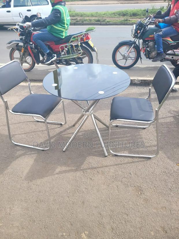 “Dining Table and Chairs Set – Strong and Clean” - main view