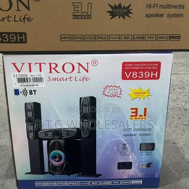 Vitron V838 3.1 Tall Boy Subwoofer With Bluetooth