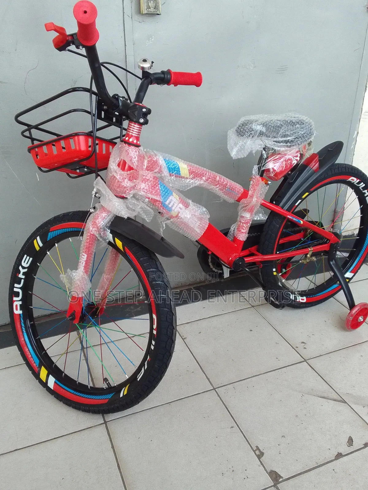 Size 20 Bike Red With Strong Wheels Durable