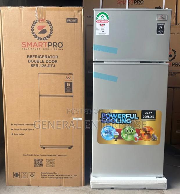Smartpro 125 Dt Double Door Fridge - main view