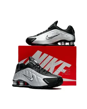 Nike Shox R4 Black Silver 