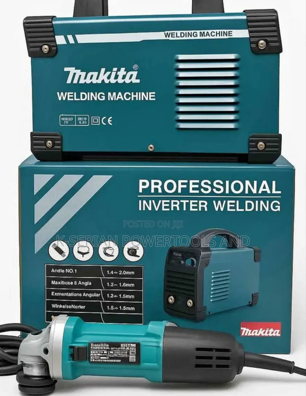 500amps Makita Welding Combo/Welding Machine Cpmbo