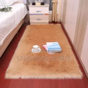 Rabbit Fur Bedside Mats