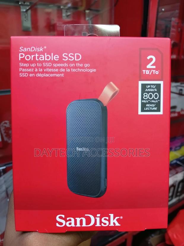 Sandisk E30 Portable External SSD 2tb - main view