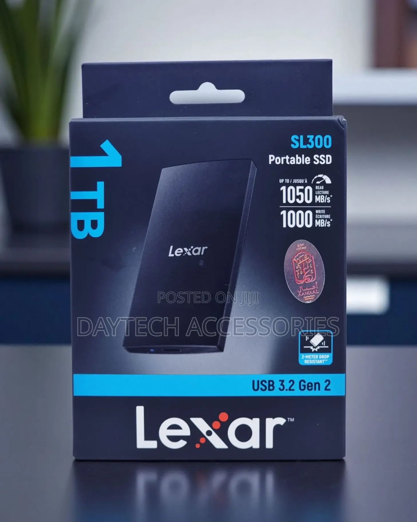 Lexar Sl300 External Portable SSD 1tb – Up to 1050mb/S Read.