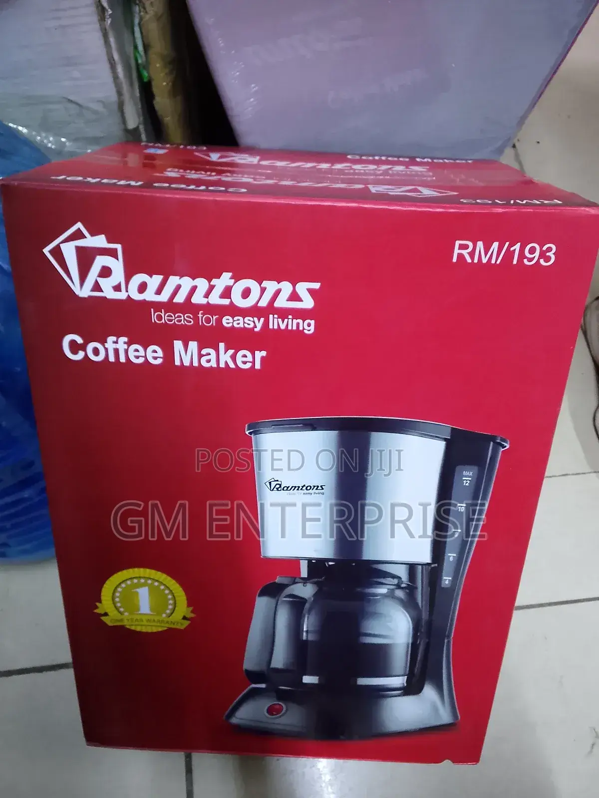Ramtons Coffee Maker Rm193
