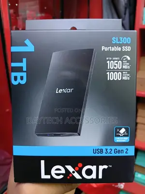 Lexar Sl300 External Portable SSD 1tb – Up to 1050mb/S Read.