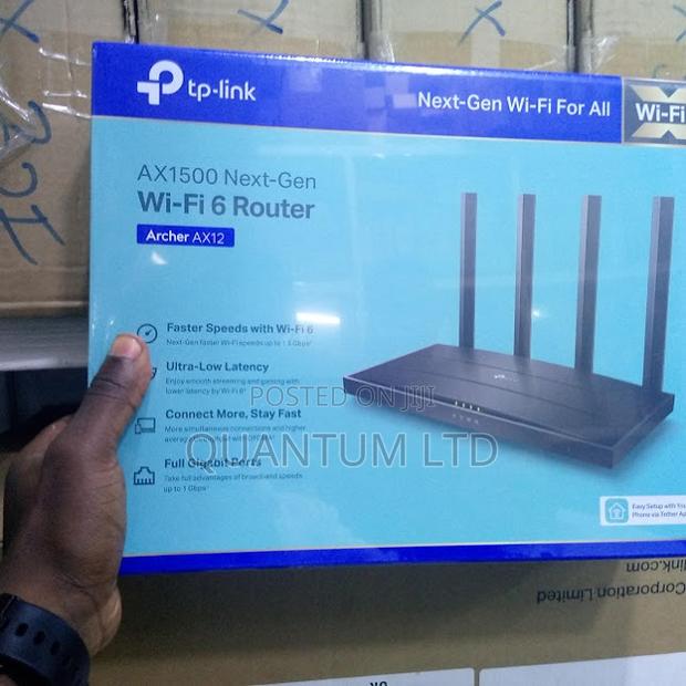 Tp-Link Ax1500 Wi-Fi 6 Archer Ax12 Router- Archer Ax12