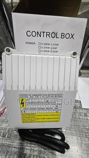 Control Box Single Phase