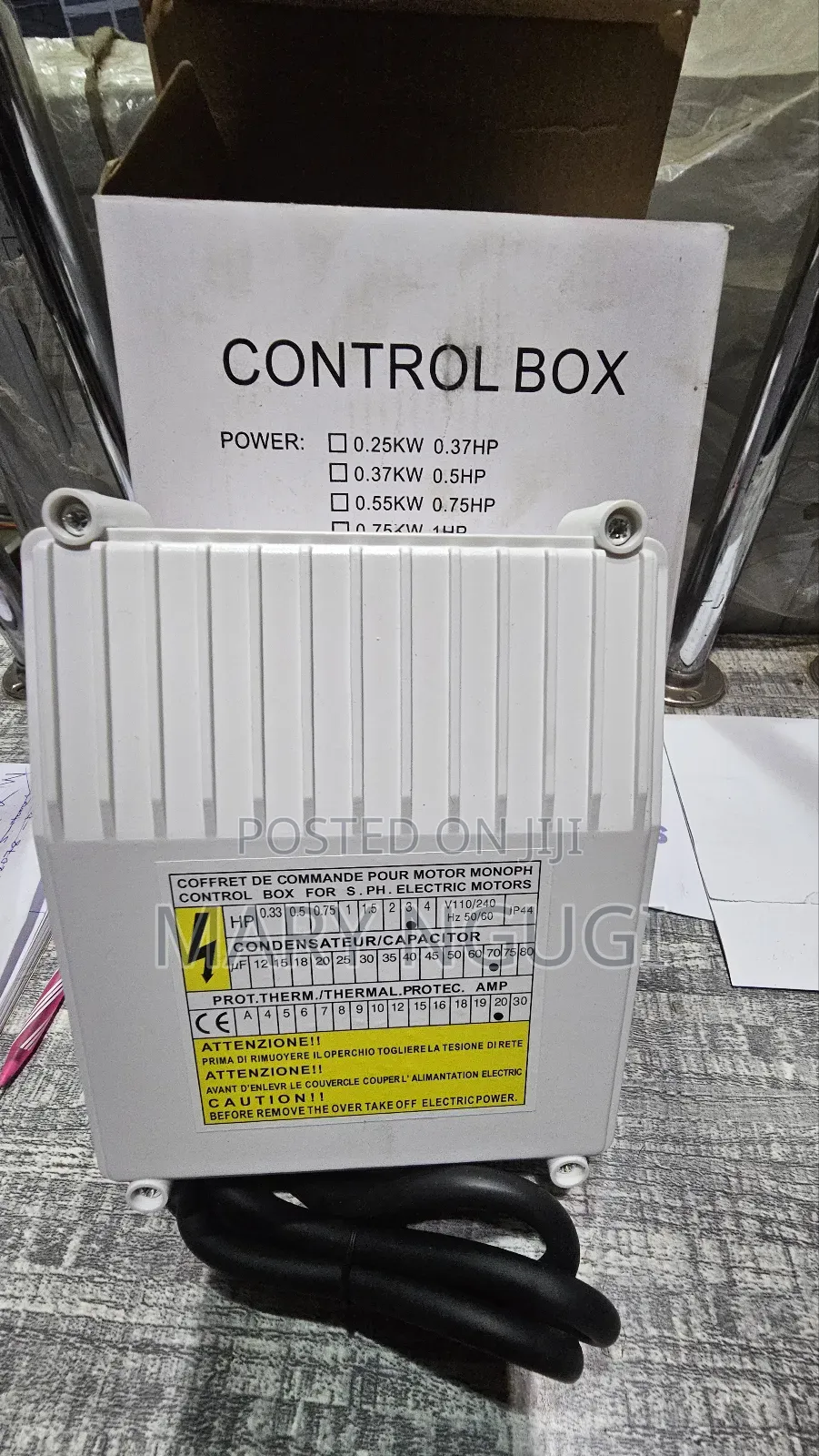 Control Box Single Phase