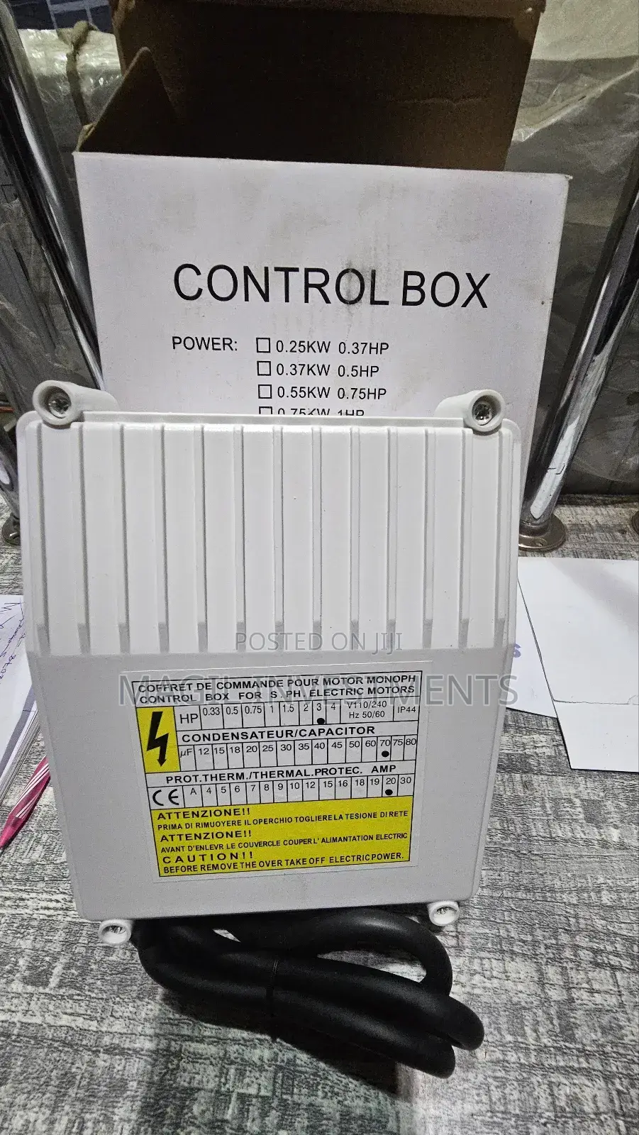Control Box Single Phase