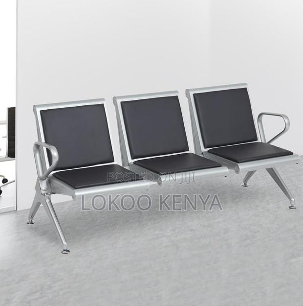 Bench; 3 Link Heavy Duty Pu Leather Padded Reception Bench - thumbnail 12