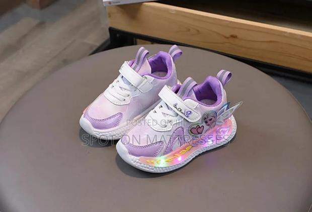 Girls Elsa Led Sneakers. Delivery Services Available Nationwide.
