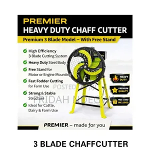 Premier Heavy Duty Three Blade Chaff Cutter