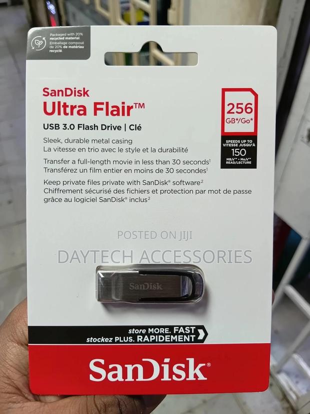 Sandisk Ultra Flair Usb 3.0 Flash Drive – 256gb - thumbnail 2