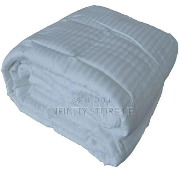 4 Pc Set , Cotton Striped Binded Duvet, 6*7 - thumbnail 2