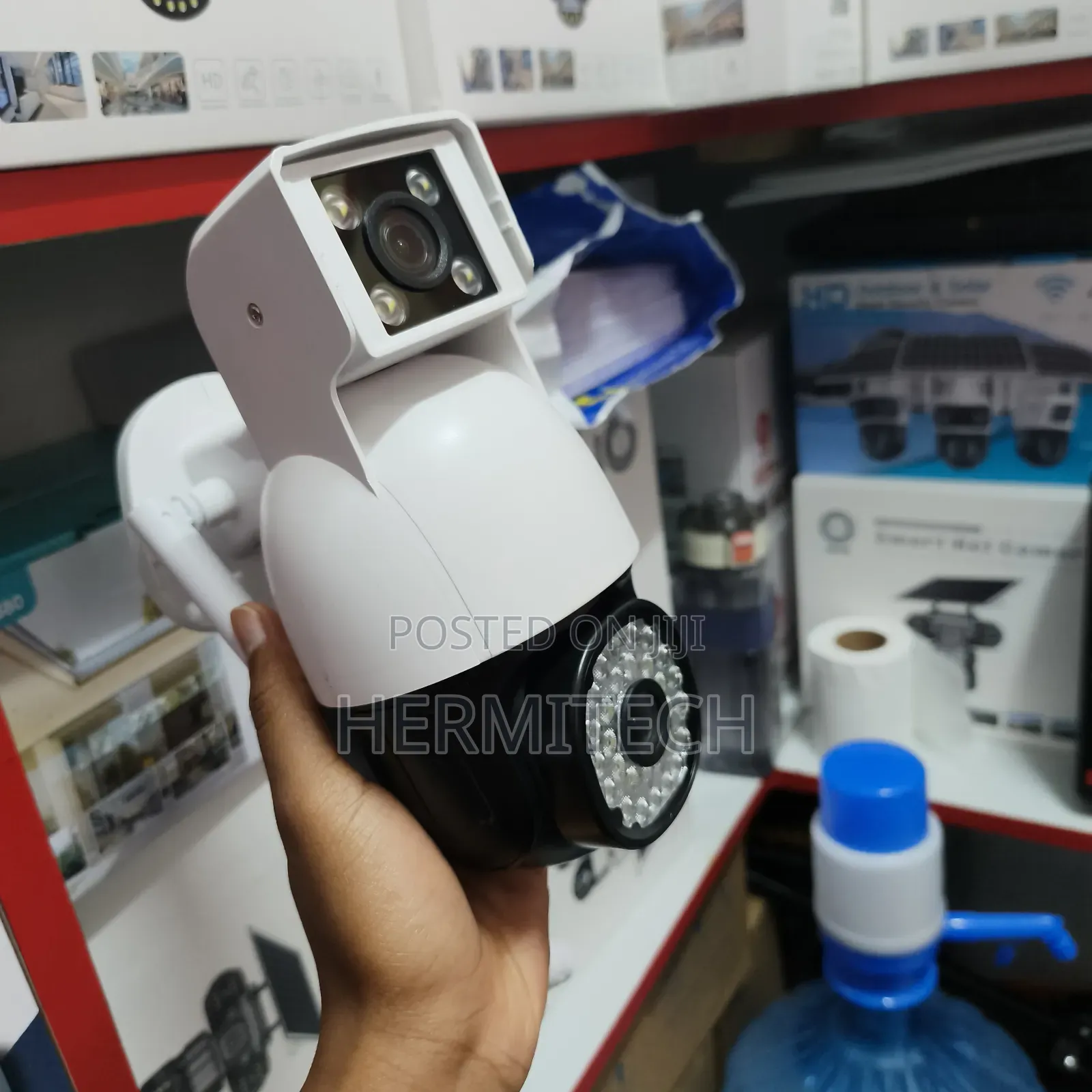 Simple Installation CCTV Camera With Dual Lens Smart Net Camera
