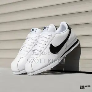 Nike Cortez White Black Unisex
