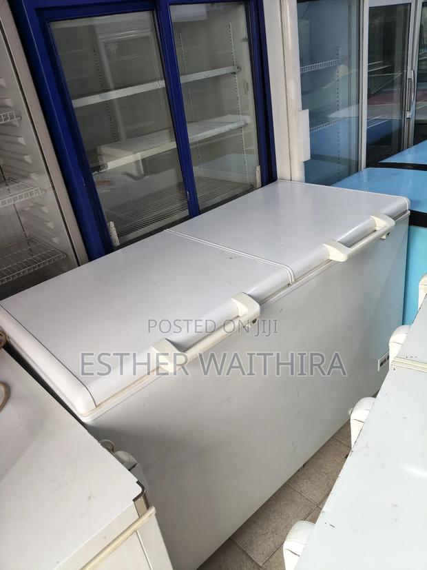 Super Clean Used Like New Ramtoms Double Doors Freezer - thumbnail 2