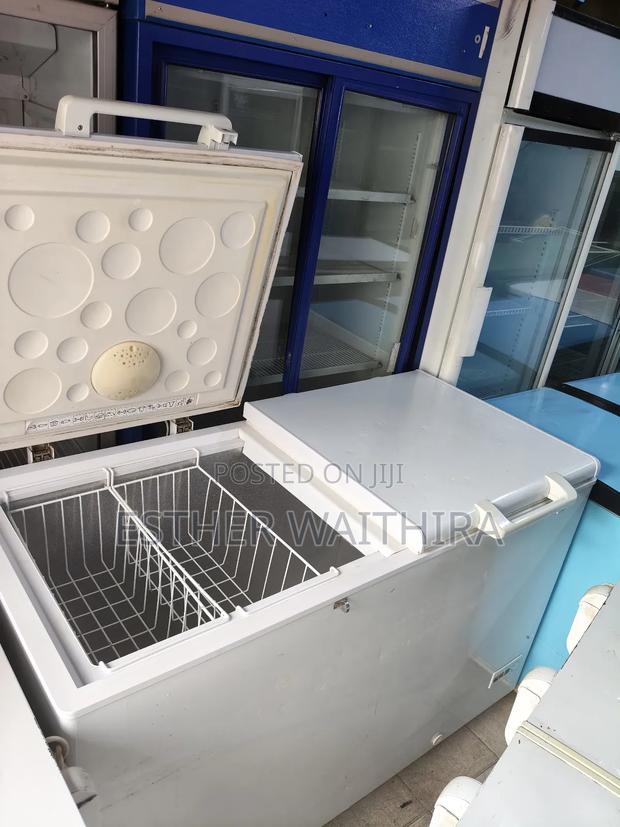 Super Clean Used Like New Ramtoms Double Doors Freezer - thumbnail 3