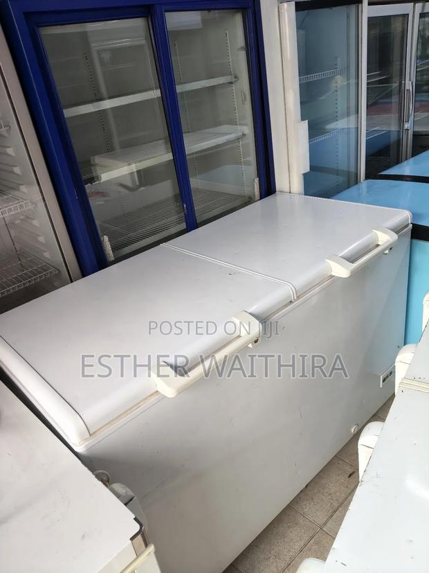 Super Clean Used Like New Ramtoms Double Doors Freezer - thumbnail 4