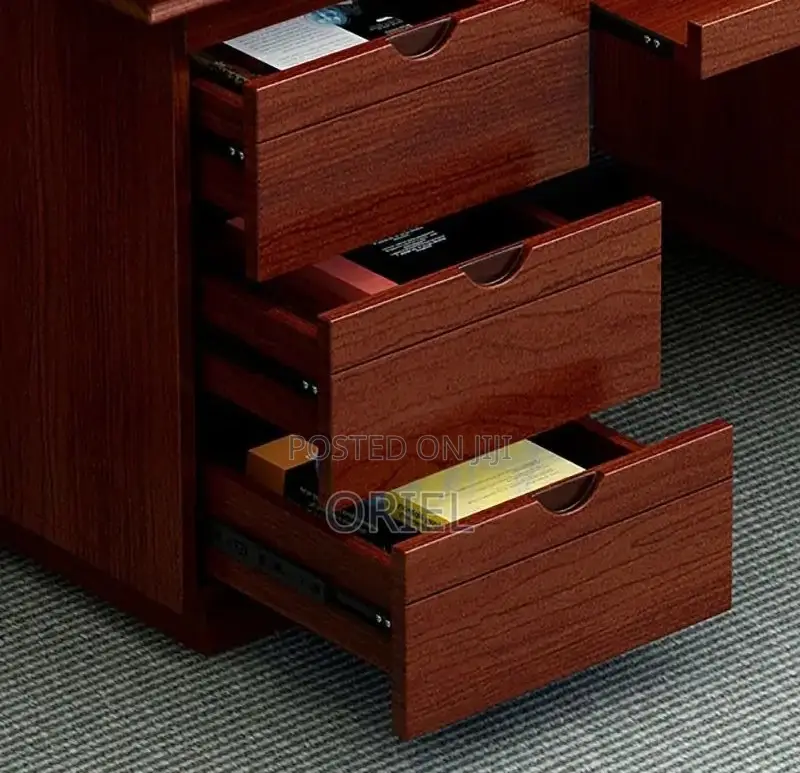 Office Desk : 1.2m Executive Mahogany Solid Wood Office Desk