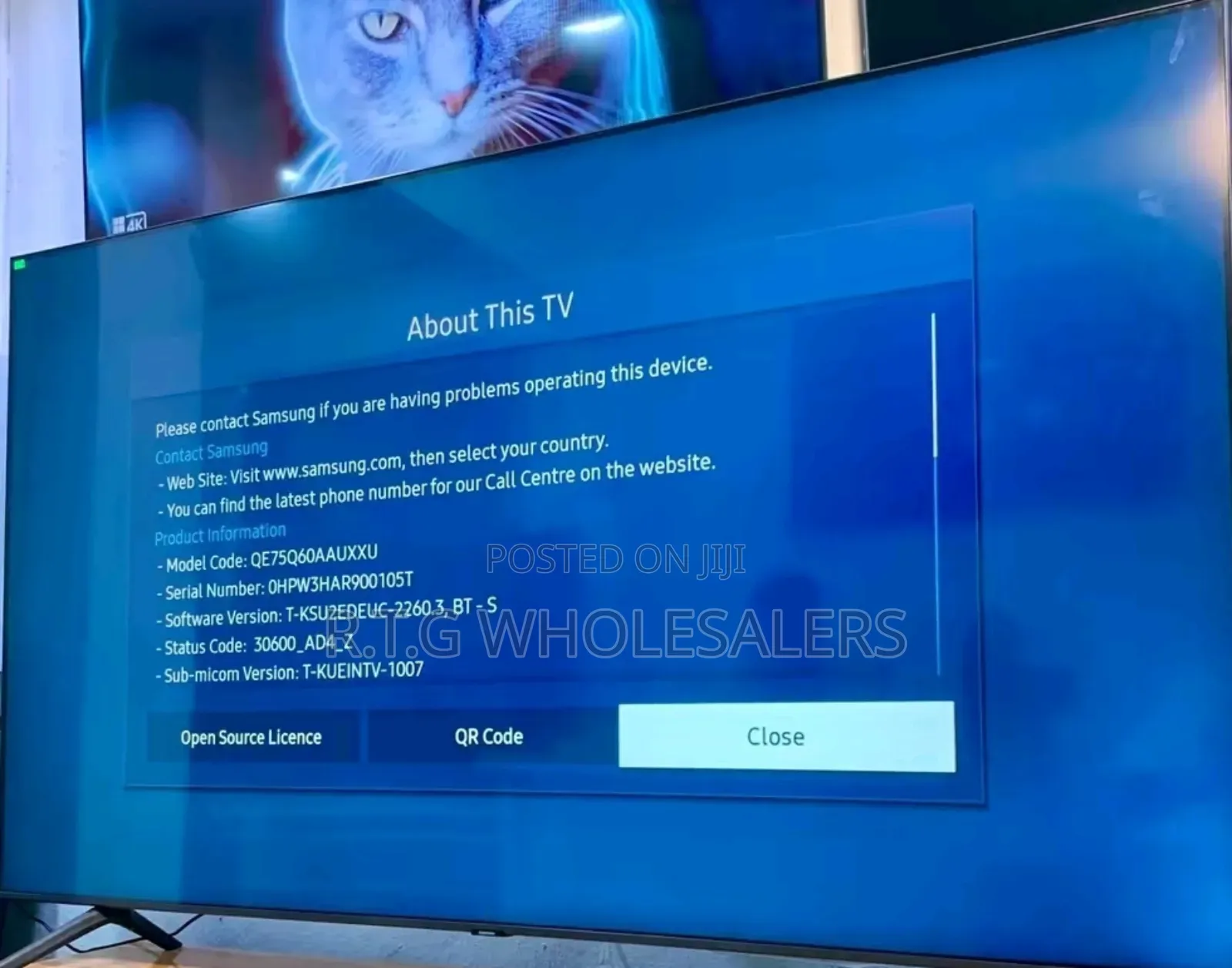 Samsung 75′′ Q7f Qled Tv – Smart, Hdr10+, Object Tracking Sound