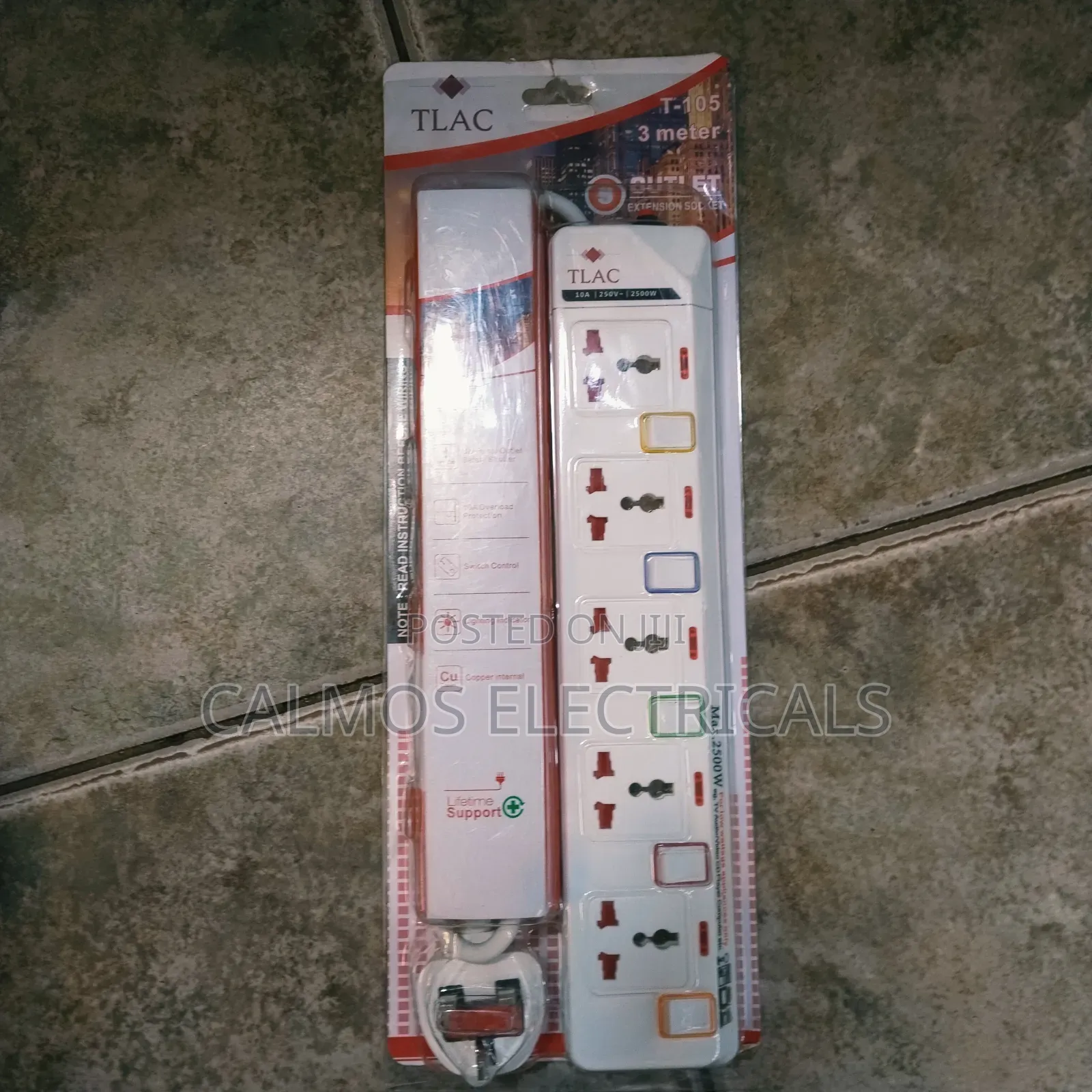 5way Tilac Extension Cord/Sockets