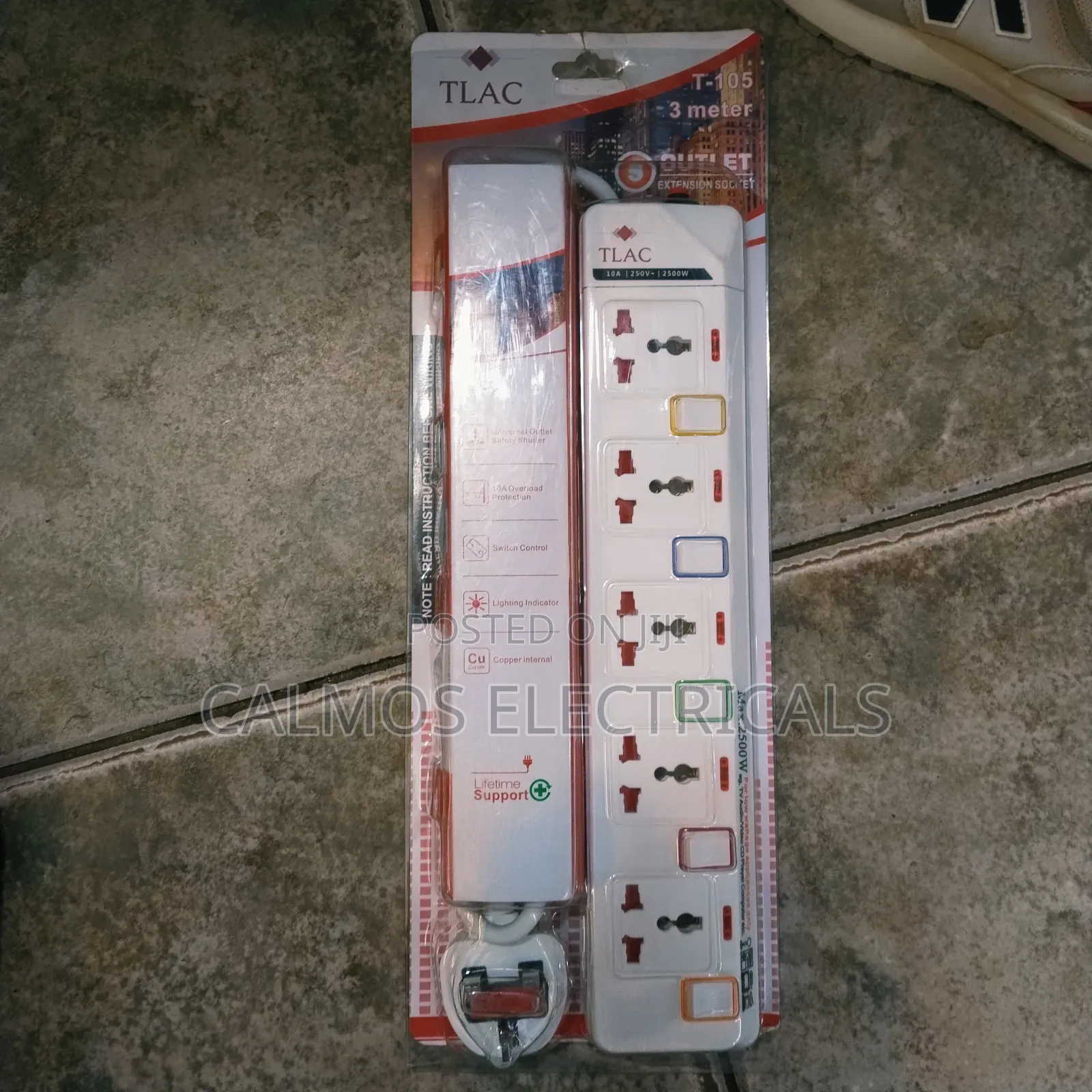 5way Tilac Extension Cord/Sockets