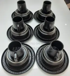 Black Ceramic Dinner Set