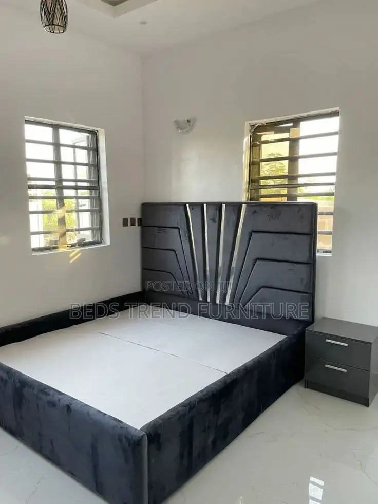 Sleek Iconic 5 by 6 Bed With a Side Drawer