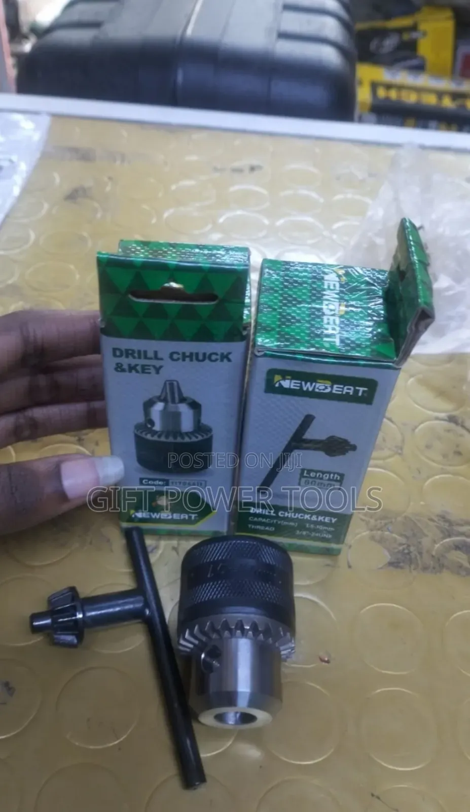 Drill Chuck and Key 10mm