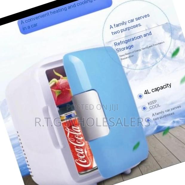 4l Ac/Dc Car Refrigerator – Travel-Friendly Compact Fridge