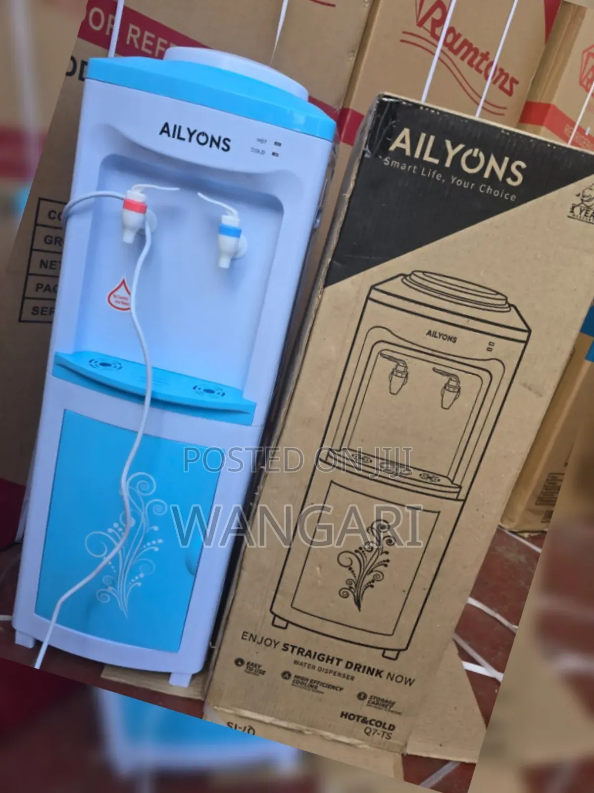 Ailyons Hot and Normal 2 Tap Top Load Water Dispenser