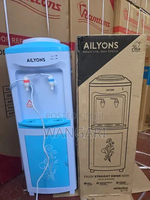 Restocked White Ailyons Dispenser, Hot and Normal