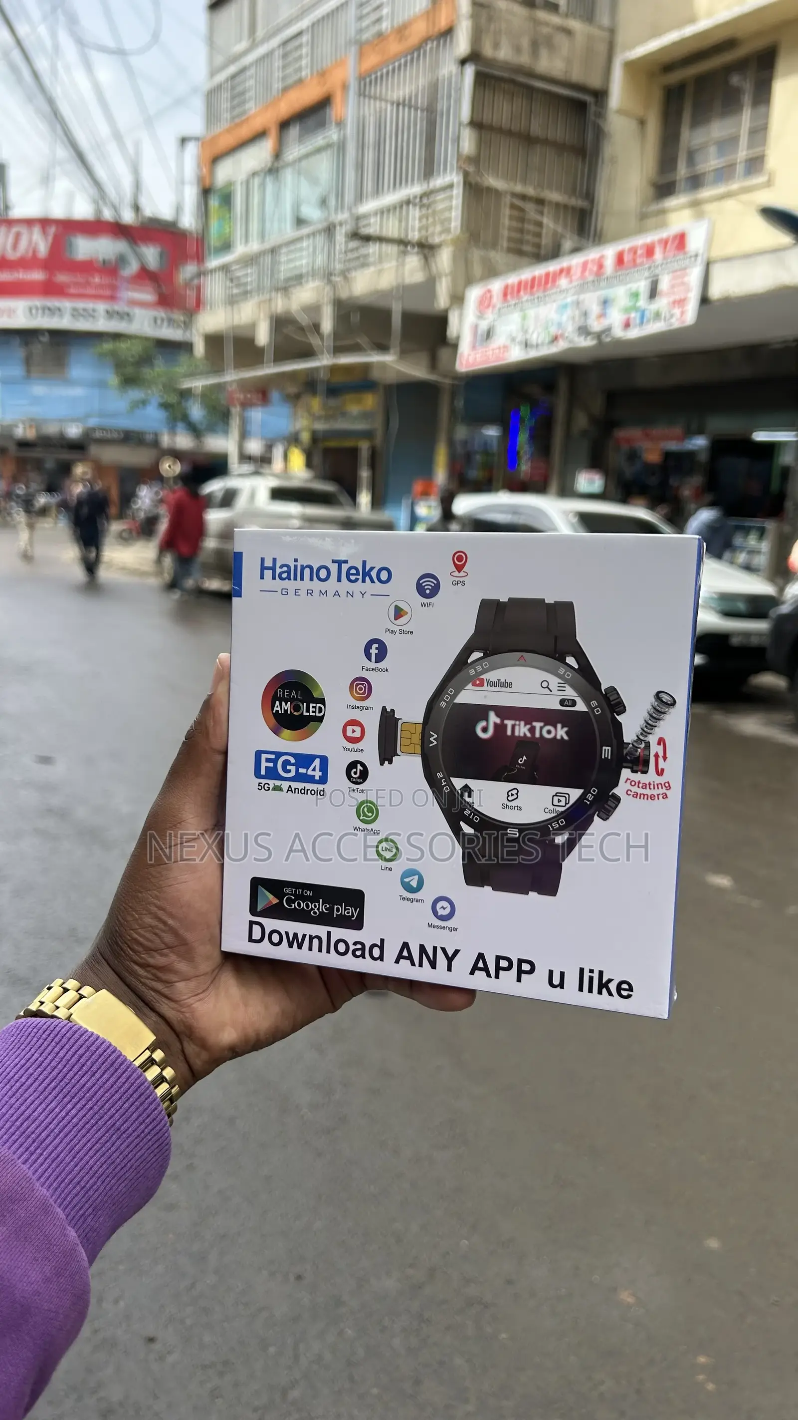Android Smart Watch With Sim Card – Whatsapp, Tiktok App Download