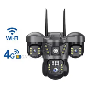 V-380 Pro 4g Tripple Lens 4g Solar Tripple Lens Cctv Camera