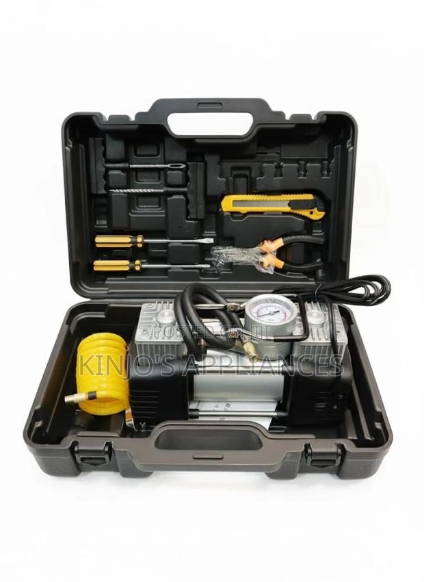 Air Compressor With Tools