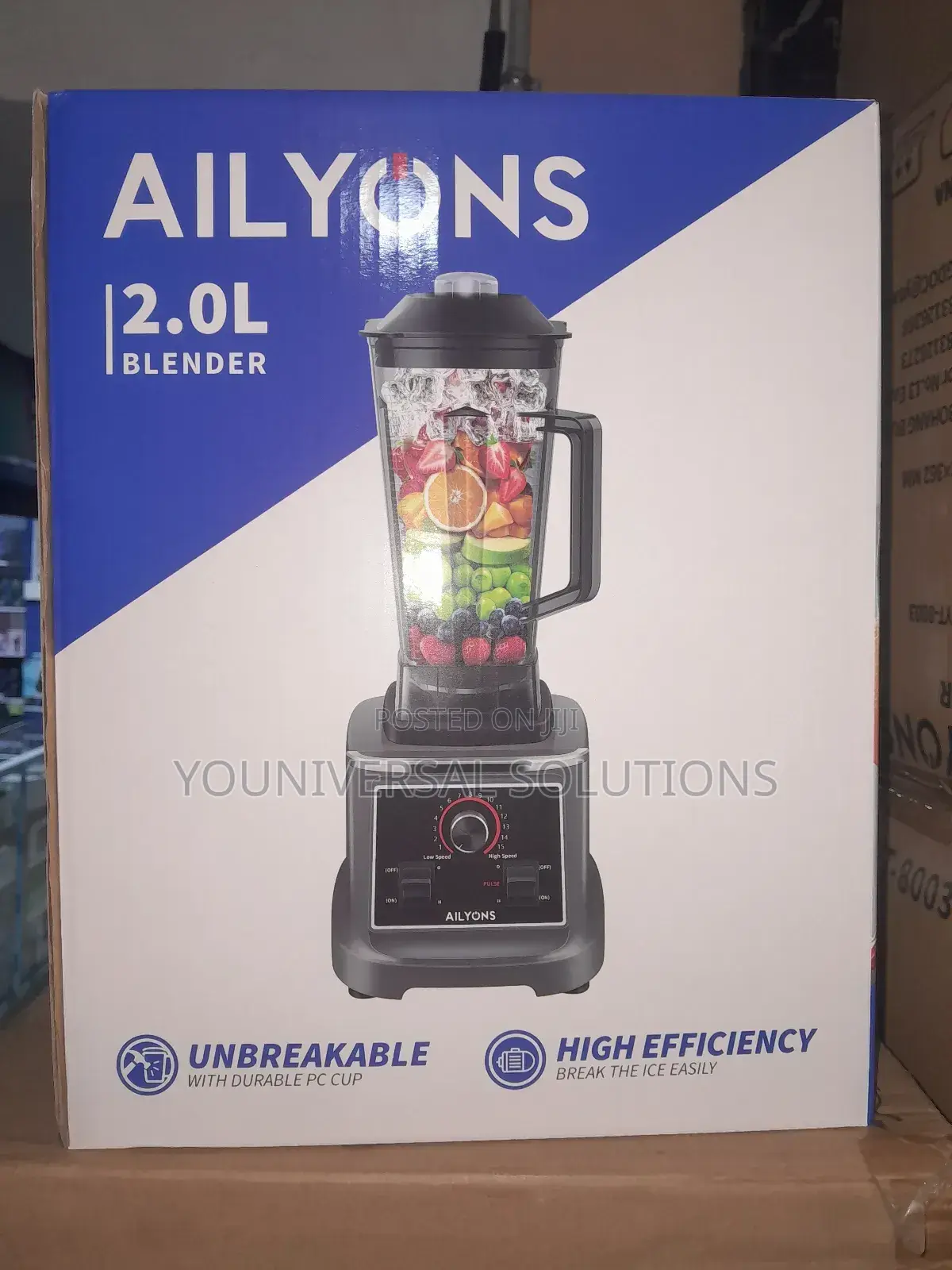 Ailyons 2 in 1 Commercial Blender