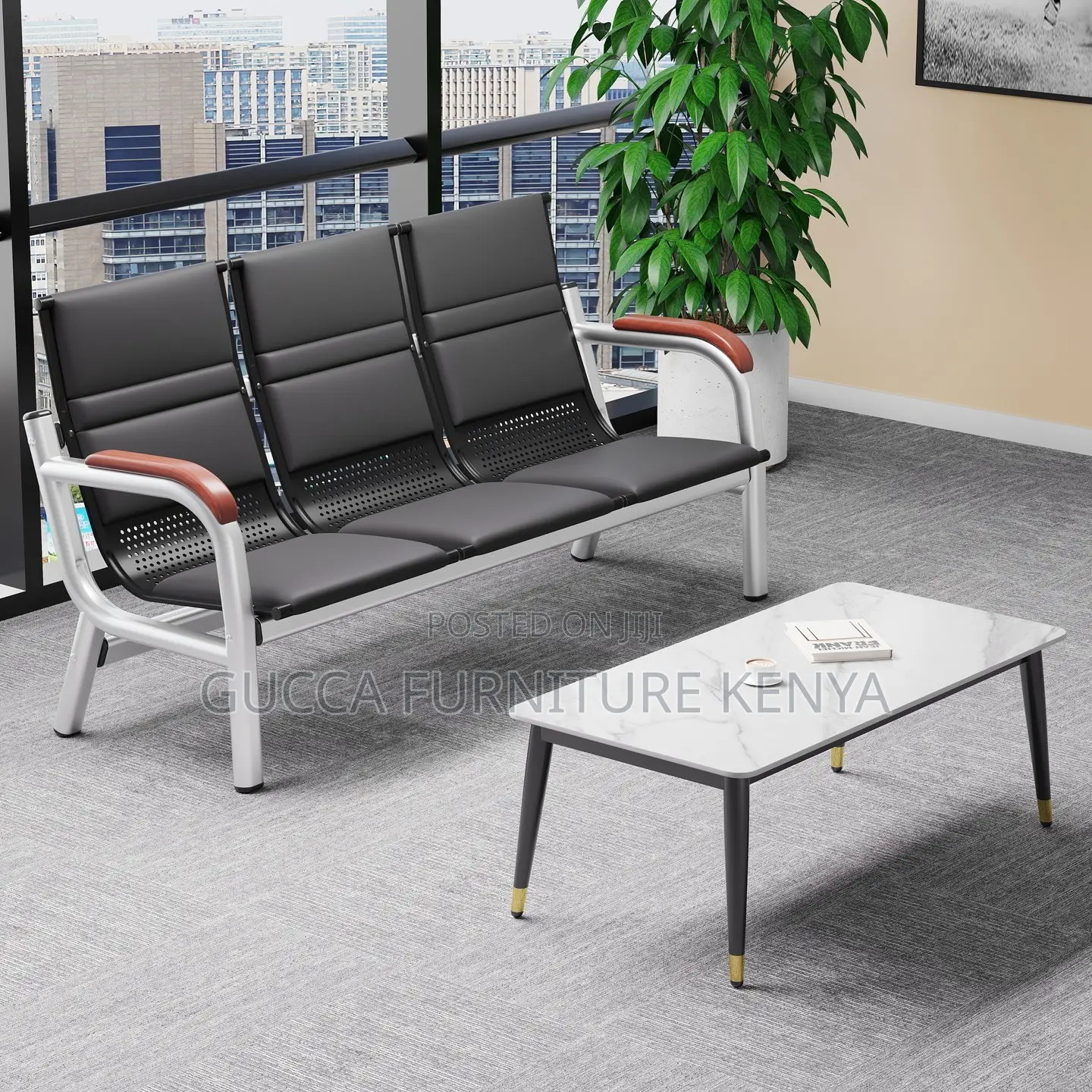 Modern 5-seater Office Executive Sofa Set
