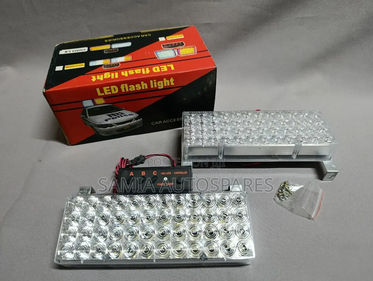 Car Flash Light Hs-51025 Ax Red Blue
