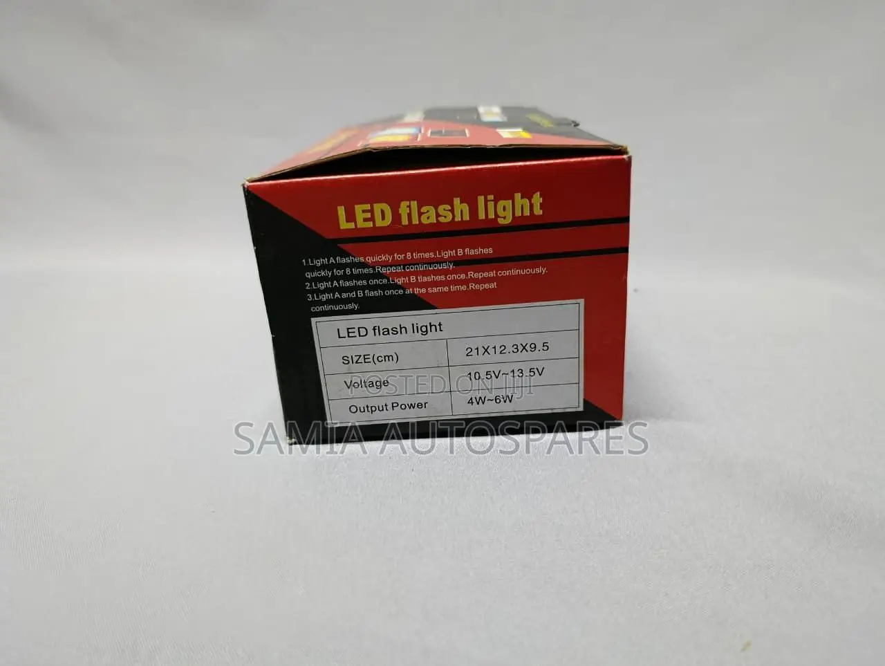 Car Flash Light Hs-51025 Ax Red Blue