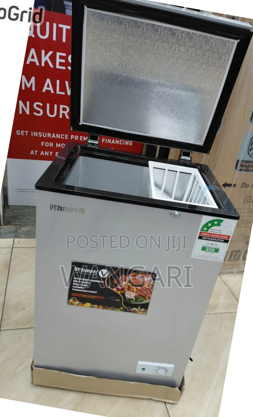 Volksmart 110 Litres Freezer Brand New