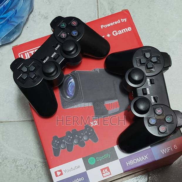  Resolution Gaming Projector With Two Gaming Consoles  - thumbnail 2
