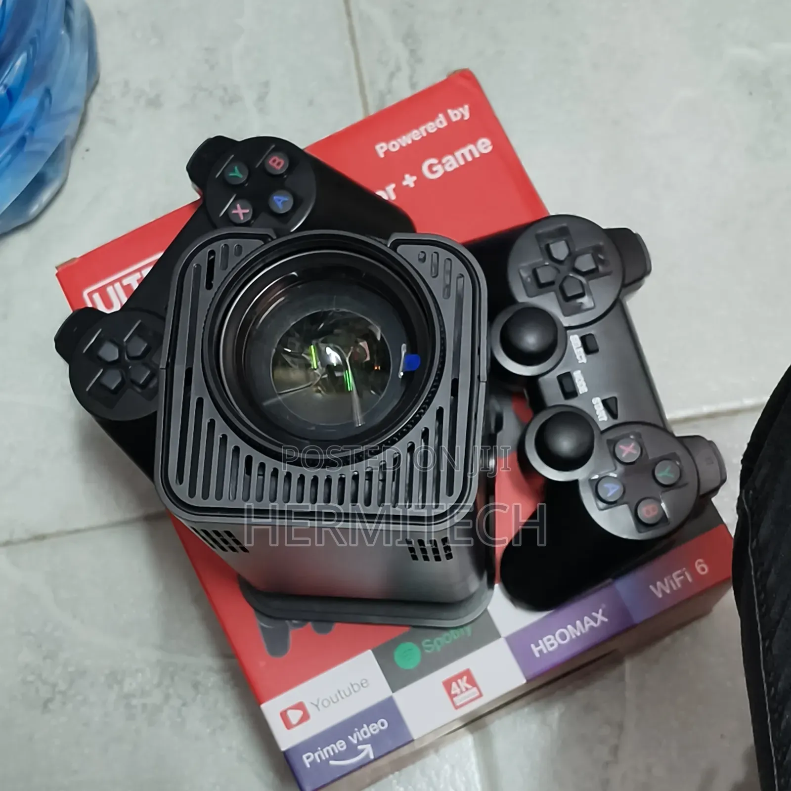 Gaming Projector Wifi Enabled With Two Gaming Consoles