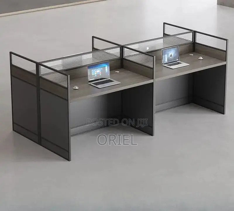 Office Workstation : 4-Way Collaborative Office Working Desk